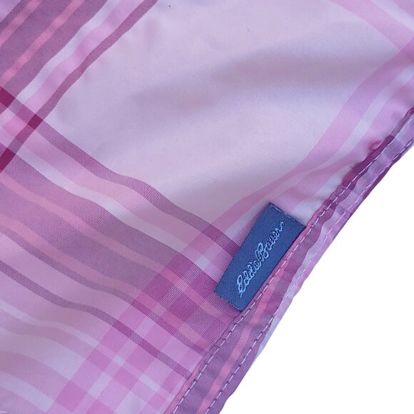 Eddie Bauer Womens Adventure Shirt XXL Pink Plaid Short Sleeve Button-Up Hiking - Picture 12 of 16